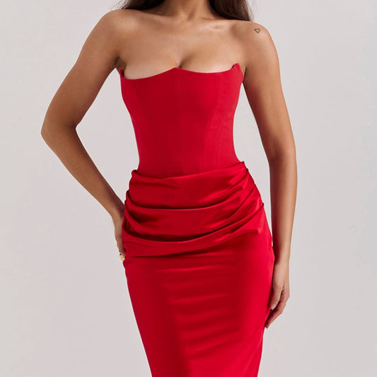 Rosabella Strapless Corset Dress