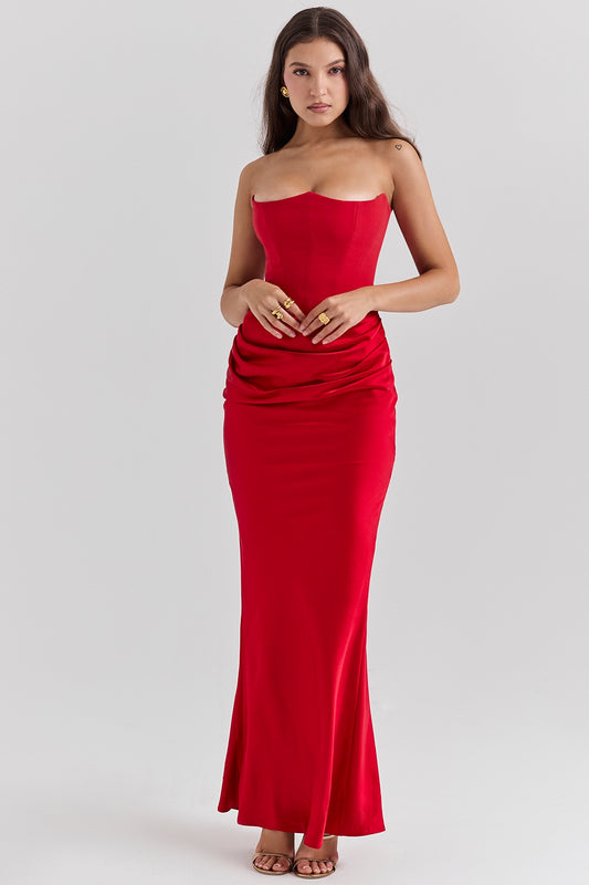 Rosabella Strapless Corset Dress