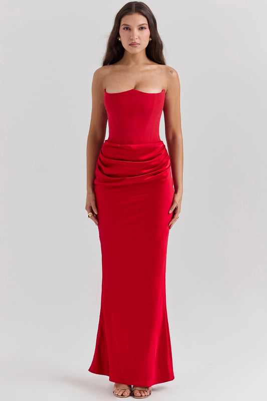Rosabella Strapless Corset Dress